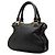 Borsa Marcie in pelle nera media Chloé Nero - vista 2