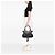Borsa Marcie in pelle nera media Chloé Nero - vista 6