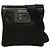 Dior Black Diorissimo Trotter Canvas Street Chic Crossbody Preto