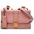Miu Miu Bolsa transversal em couro de cabra rosa Madras