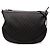 Borsa a tracolla mezza luna in denim GG nero Large di Gucci