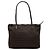 Fendi Zucchino Canvas Tote in Braun Dunkelbraun