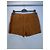 Ermanno Scervino Wildleder-Skort mit Blumenapplikation Braun - Ansicht 3