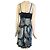 Missoni Viskosekleid Schwarz Weiß Blau Grau - Ansicht 4