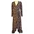 Ganni Kleid mit Blumenprint und Wickeloptik