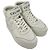 Céline Sneakers Celine con lacci e strap in velcro in pelle bianca Bianco - vista 5