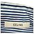Céline Camicia a righe classica Celine in cotone blu - vista 5