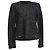 Maje Verone Crochet-Jacke aus schwarzer Viskose