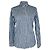 Céline Camicia Celine con bottoni a righe in cotone azzurro chiaro Blu Blu chiaro