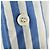 Céline Camicia Celine con bottoni a righe in cotone azzurro chiaro Blu Blu chiaro - vista 3