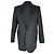 Céline Celine Single-Breasted Structured Blazer in Black Wool Grey