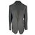 Céline Celine Einreihiger klassischer Blazer aus schwarzer Wolle