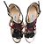 Sandali Fedora con frange di Jimmy Choo in raso multicolore - vista 5