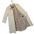 Impermeable Burberry de Gabardina de Algodón Beige