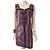 Anna Sui Mini abito floreale viola Nero Rosa D'oro Grigio Porpora