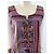 Anna Sui Mini abito floreale viola Nero Rosa D'oro Grigio Porpora - vista 4