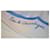 Courreges Foulard Courrèges Bianco Blu  - vista 2