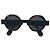 Autre Marque Anne & Valentin runde Sonnenbrille Schildpatt Braun