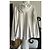 Munthe Plus Simonsen Giacca bianca con zip PLU Bianco - vista 7