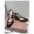 Sandali con zeppa Miu Miu stampa serpente Big Nero Roccia Wedge 37.5 Beige Stampa python - vista 7
