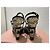 Sandali con zeppa Miu Miu stampa serpente Big Nero Roccia Wedge 37.5 Beige Stampa python - vista 8