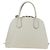 Borsa PRADA in pelle 2way Bianco Argento Auth 190398SAM - vista 2