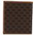 Céline Portafoglio Compatto CELINE Macadam Canvas PVC Pelle Marrone Auth 189986A - Ansicht 2