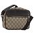 Borsa a tracolla GUCCI GG Supreme in PVC e pelle Beige Argento 114291 Auth ka5174
