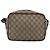 Borsa a tracolla GUCCI GG Supreme in PVC e pelle Beige Argento 114291 Auth ka5174 - vista 2
