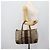 Borsa Boston GUCCI GG Supreme Web Sherry Line in PVC Beige Oro Auth 189420 D'oro - vista 19