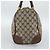 Borsa Boston GUCCI GG Supreme Web Sherry Line in PVC Beige Oro Auth 189420 D'oro - vista 3
