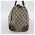 Borsa Boston GUCCI GG Supreme Web Sherry Line in PVC Beige Oro Auth 189420 D'oro - vista 4