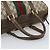Borsa Boston GUCCI GG Supreme Web Sherry Line in PVC Beige Oro Auth 189420 D'oro - vista 7