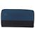 Céline CELINE Long Wallet Leder Blau Schwarz Gold Auth bs35975 Golden - Ansicht 2