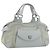 Borsa Salvatore Ferragamo Gancini in pelle e scamosciato azzurro chiaro argento Auth 186612 Blu chiaro