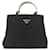 Borsa PRADA Nylon Nero Oro Auth 189423 D'oro - vista 13