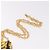 Pochette a Spalla Gianni Versace Chain PVC Canvas Yellow Gold Auth BA14033 D'oro Giallo - vista 8