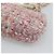 Borsa a Spalla con Catena CHANEL Tweed 2way Pink Gold CC Auth 191647SAM Rosa D'oro - vista 18