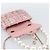Borsa a Spalla con Catena CHANEL Tweed 2way Pink Gold CC Auth 191647SAM Rosa D'oro - vista 20
