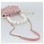 Borsa a Spalla con Catena CHANEL Tweed 2way Pink Gold CC Auth 191647SAM Rosa D'oro - vista 8