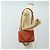 Borsa a tracolla BOTTEGA VENETA Mount Chain in pelle 2way Arancione Oro Auth 190620V - vista 26