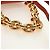Borsa a tracolla BOTTEGA VENETA Mount Chain in pelle 2way Arancione Oro Auth 190620V - vista 7