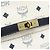Borsa a mano MCM Vicetos Logogram in PVC e pelle bianco e oro Auth 191298 D'oro - vista 20