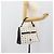 Borsa a mano MCM Vicetos Logogram in PVC e pelle bianco e oro Auth 191298 D'oro - vista 28