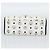 Borsa a mano MCM Vicetos Logogram in PVC e pelle bianco e oro Auth 191298 D'oro - vista 5