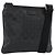 GUCCI GG Implementation Shoulder Bag PVC Black Silver 201538 Auth 186648V Silvery