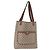Borsa Tote GUCCI GG Supreme Web Sherry Line PVC Beige 39 02 003 Auth bs35976