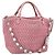 Borsa a tracolla Miu Miu Matelasse Chain in pelle 2way Rosa Argento Auth 190606