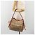 Borsa a tracolla BURBERRY Nova Check PVC Beige Oro Auth mr2695 D'oro - vista 21