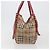 Borsa a tracolla BURBERRY Nova Check PVC Beige Oro Auth mr2695 D'oro - vista 3